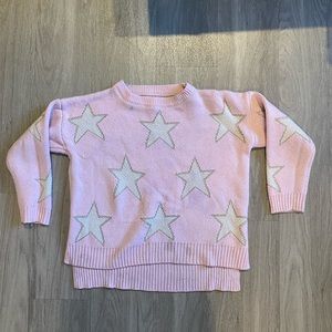 Star Sweater in Pink